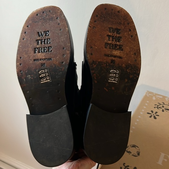 Free People We The Free Jesse Lace Up Boots.  Size 38 / 8. - Picture 12 of 13